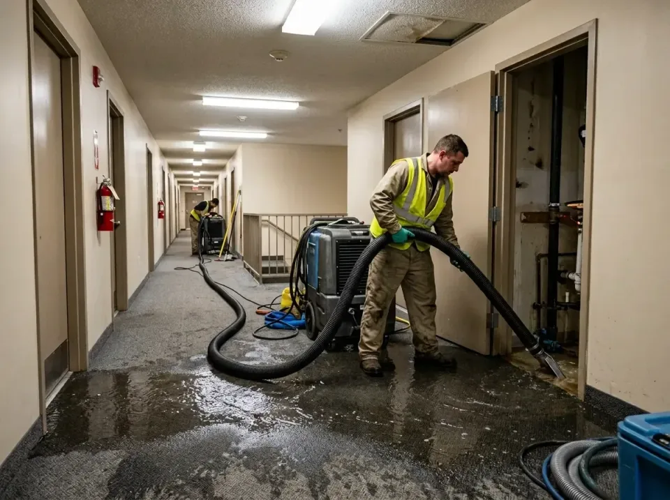 multi-unit-apartment-hallway-f-005 — frequently asked questions, Emergency Burst Pipe Water Extraction & Removal in Cherryla…